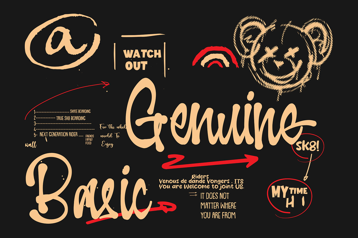 Kareema - Vintage Urban Display Font, a Handwritten Font by Azcreative Studio (Photo 2 of 12)