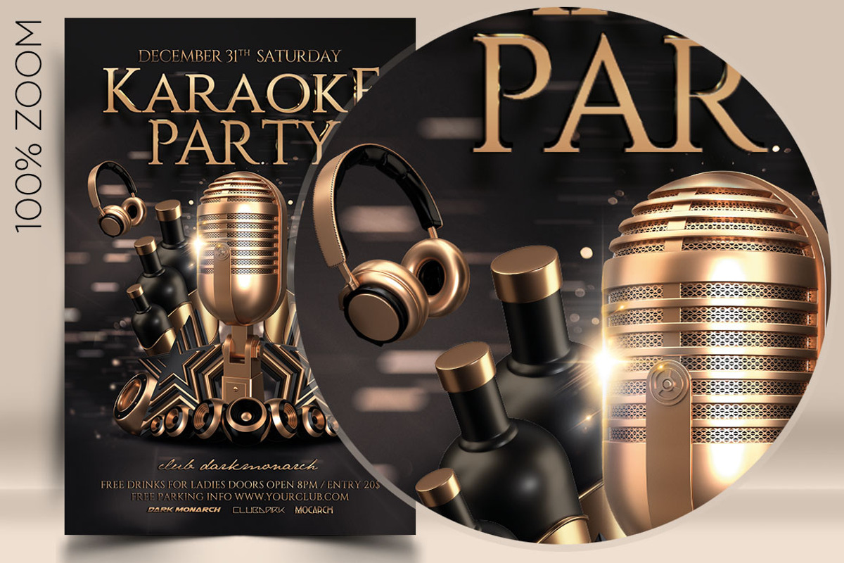 Karaoke Party, a Flyer Template by darkmonarch (Photo 2 of 3)