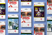 5 Social Media travel Templates, a Social Media Template by graphic bakers (Thumbnail 4 of 10)