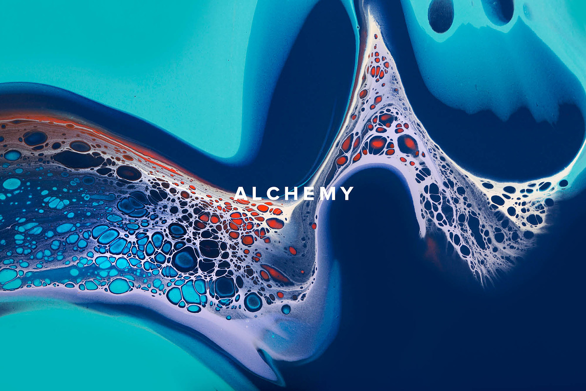 Alchemy: Fluid Acrylic Paint Texture, a Texture Graphic by Chroma Supply