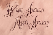 Wanderin Autumn Artisan Floral font, a Script Font by HypeWorksCo (Thumbnail 2 of 28)