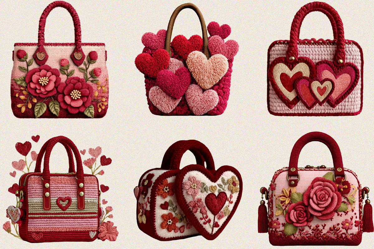 Faux Crochet Valentine Png Clipart, an Illustration by SVGArt (Photo 5 of 8)