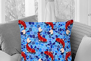 The Blue pool of Gold Fishes, a Pattern Graphic by Siahposh Art Studio (Thumbnail 6 of 6)