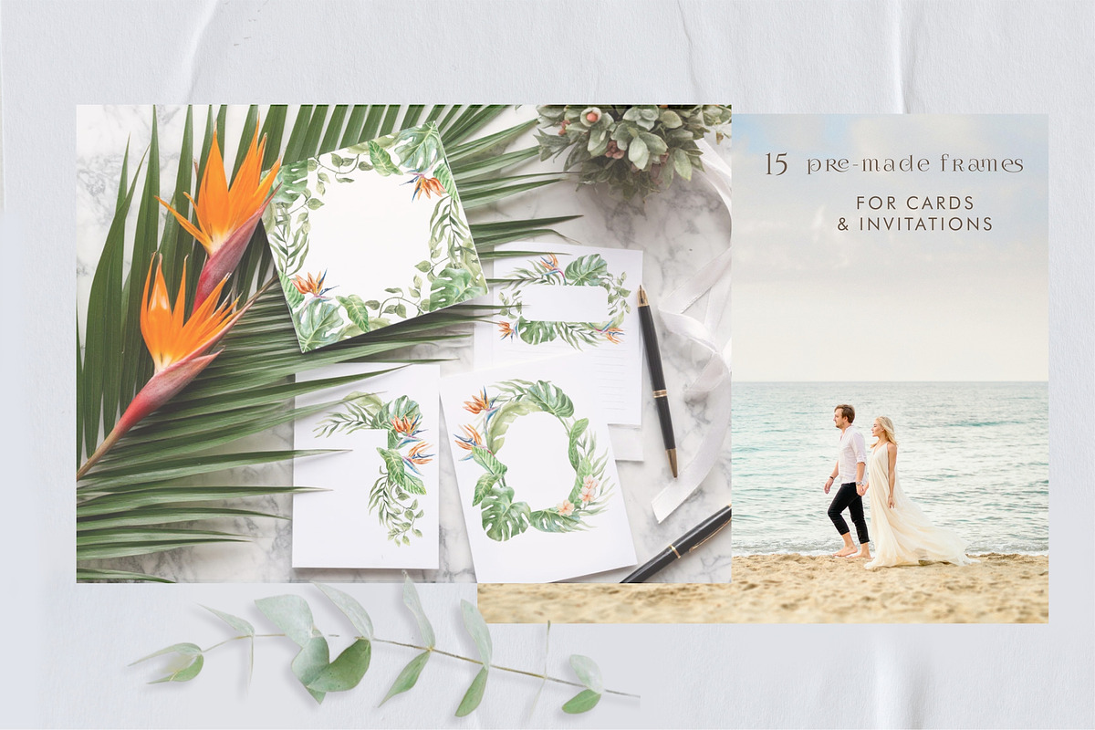 Tropical Vacation. Watercolor, a Seasonal Illustration by Farida Bik (Photo 6 of 16)