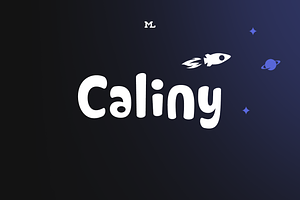 Caliny – Funny 3-Font-Family, a Font by Marc Lohner