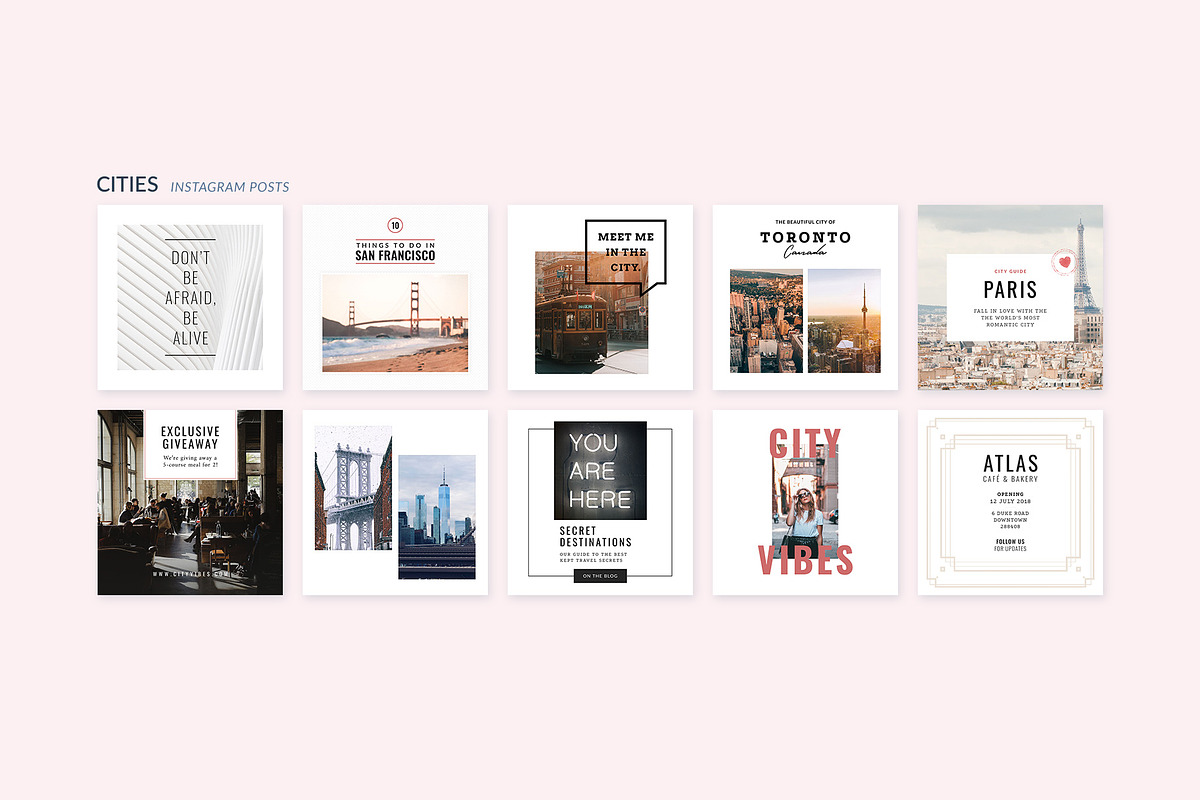 CANVA & PS Complete Instagram Bundle, a Social Media Template by Poego Social (Photo 39 of 52)