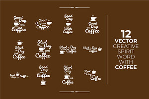 12 Vector Creative Spirit Coffee