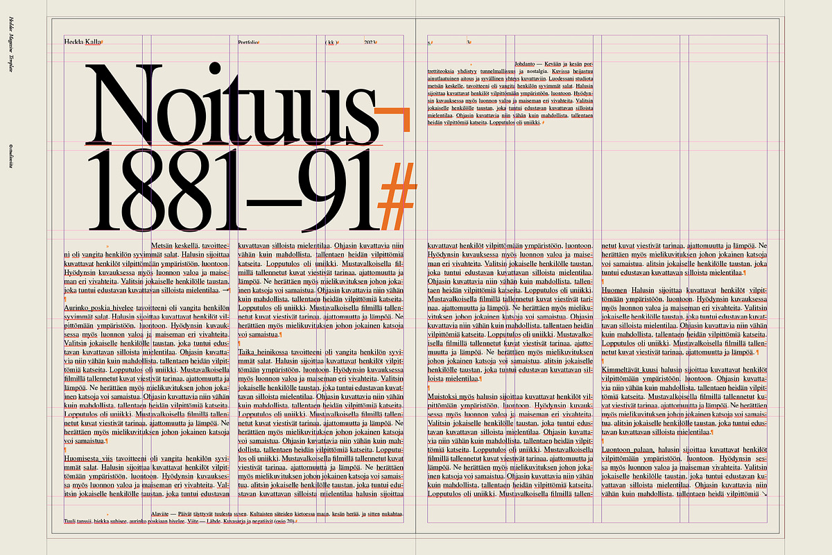 Magazine Lookbook Template InDesign, a Magazine Template by Studio Viita (Photo 4 of 10)