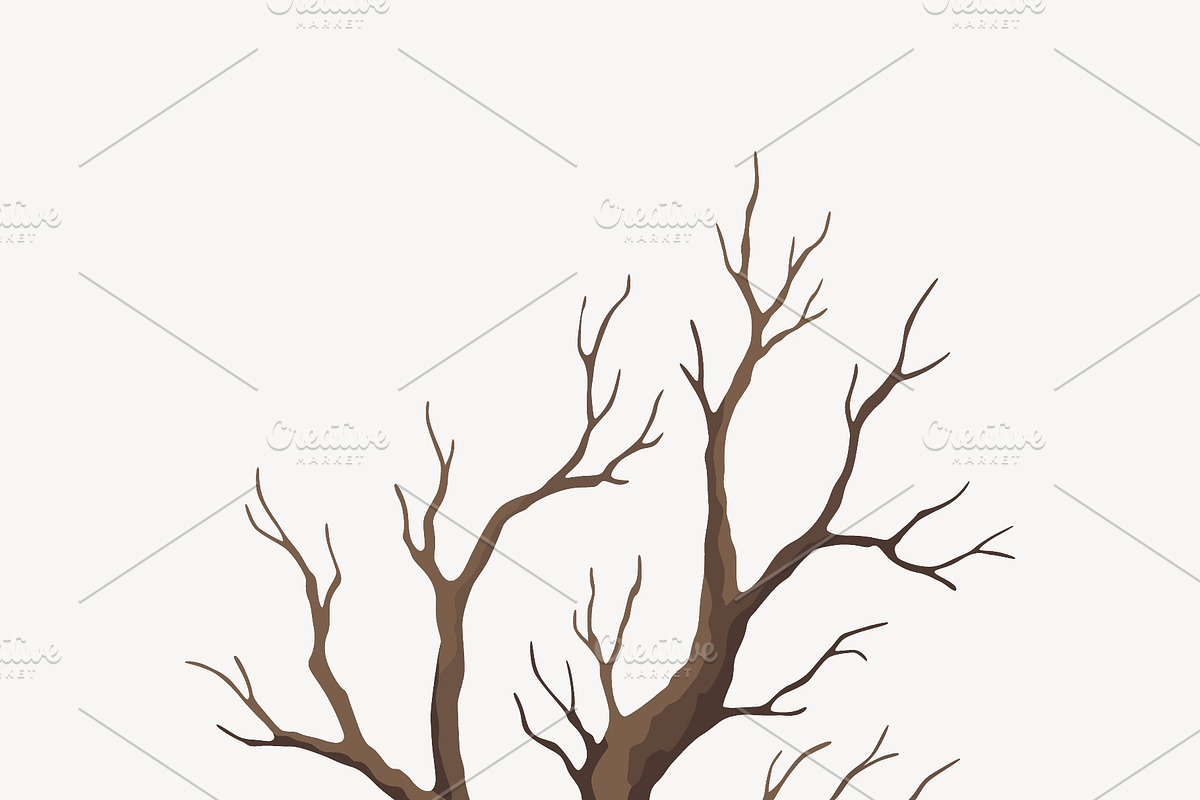 Old dead tree. Hand draw, an Animal Illustration by Things for designers (Photo 3 of 3)
