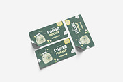 Sticker Mockup, a Product Mockup by bimockup (Thumbnail 6 of 6)