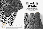 Black & White Hand-drawn Patterns, a Pattern Graphic by Sketchbook Designs (Thumbnail 6 of 10)