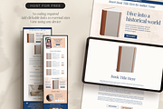 Author Sales Page, a Landing Page Template by Creatif Foundry (Thumbnail 3 of 7)