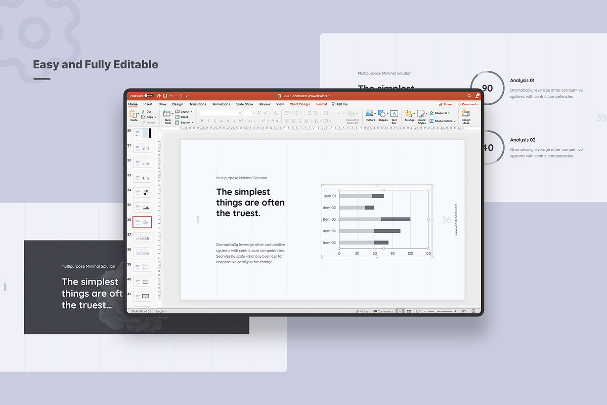 CICLE - Minimal Presentation, a Presentation Template by SimpleSmart (Photo 2 of 7)