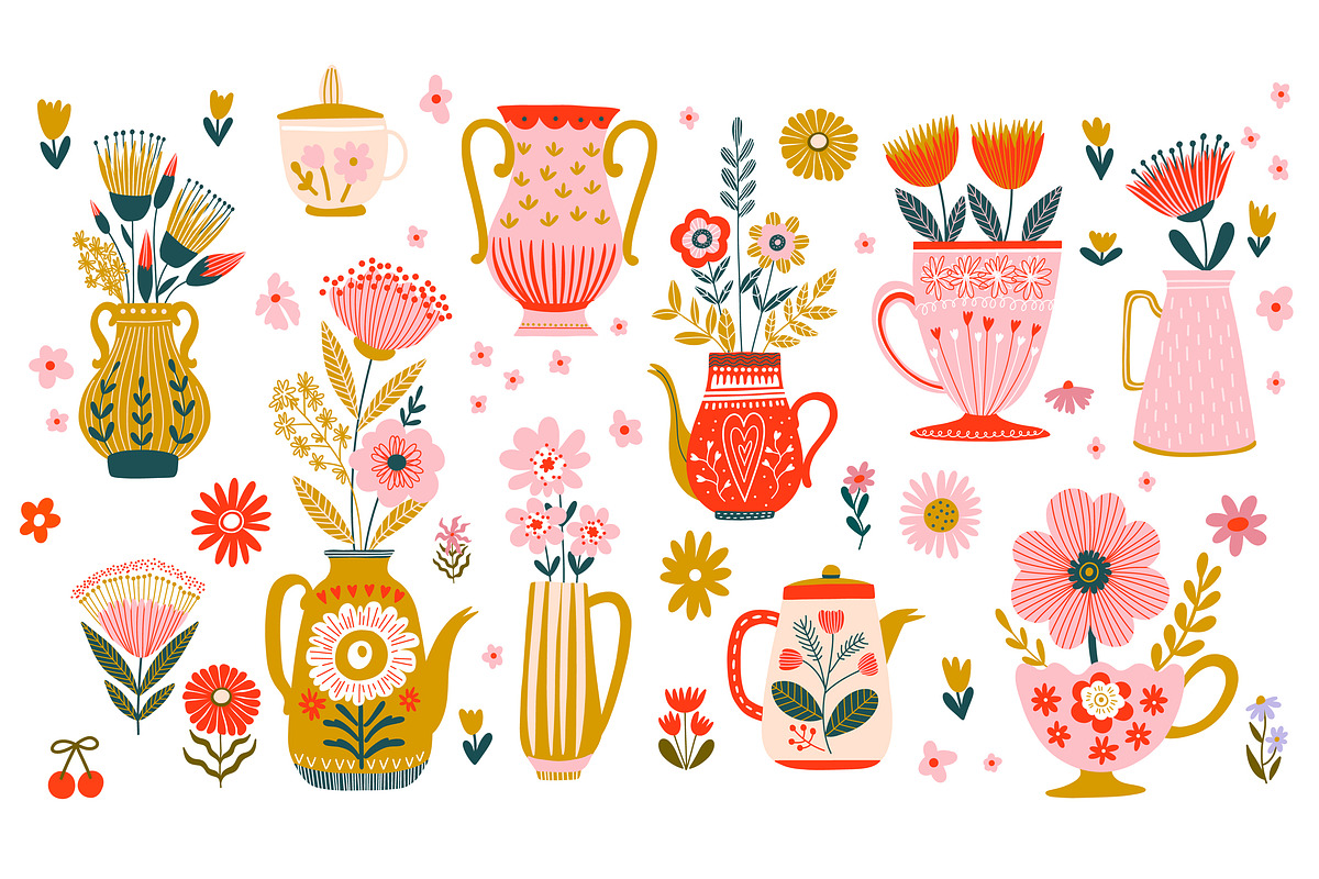 Dopamine folk art, a Decorative Illustration by Chikovnaya (Photo 6 of 15)