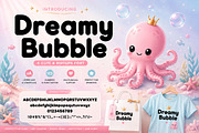 Dreamy Bubble, a Slab Serif Font by Wow Magic (Thumbnail 1 of 4)