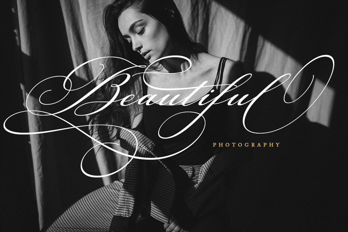Lamborghini Script, a Script Font by Has_rizal (Photo 9 of 13)