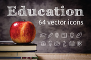 EDUCATION - vector line icons, an Outline Icon by marusdesign (Thumbnail 1 of 2)