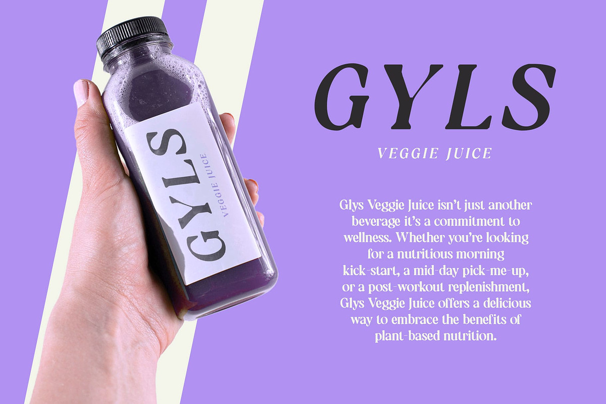 Gamilia Blur, a Serif Font by Craft Supply Co. (Photo 6 of 8)