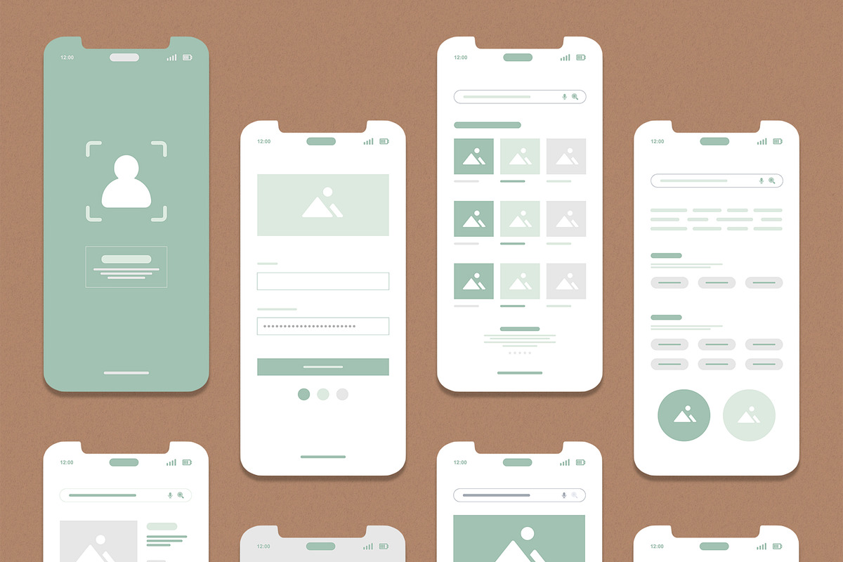 Mobile App Wireframe UI UX Design, a Wireframe Template by MightyDesign (Photo 2 of 6)