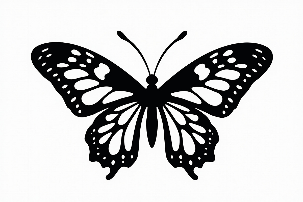butterfly laser cut design, an Illustration by BIPLOB EXPERT (Photo 6 of 13)