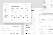 Project Tracker Admin Dashboard, an UI Kit Template by SquidPixey (Thumbnail 5 of 5)