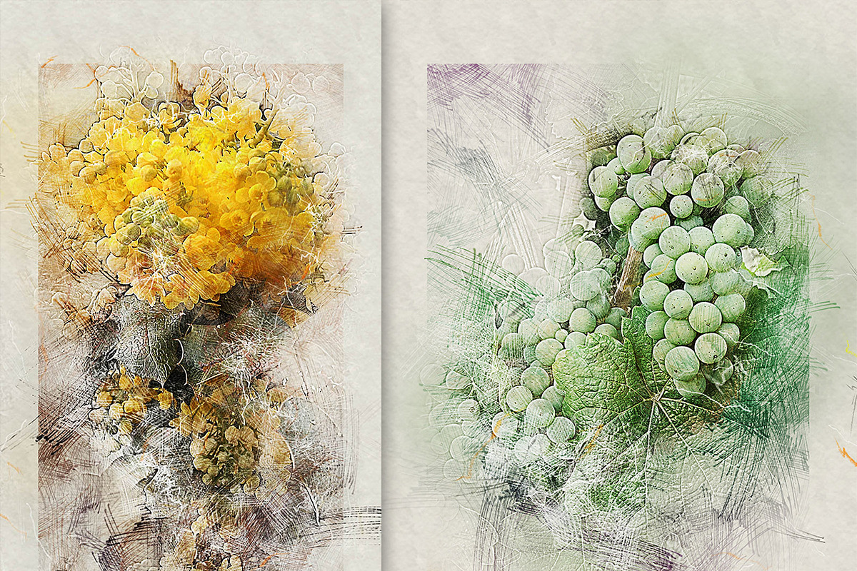 Soft Colored Pencil Photoshop Action, an Action Add-On by GorynArt (Photo 15 of 16)
