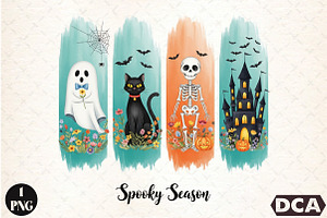 Halloween Spooky Season PNG, an Illustration by DreamCafeArt