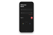 Figma Login SignUp mobile app Design, an UI Kit Template by Ink & Pixel Dreams (Thumbnail 3 of 4)