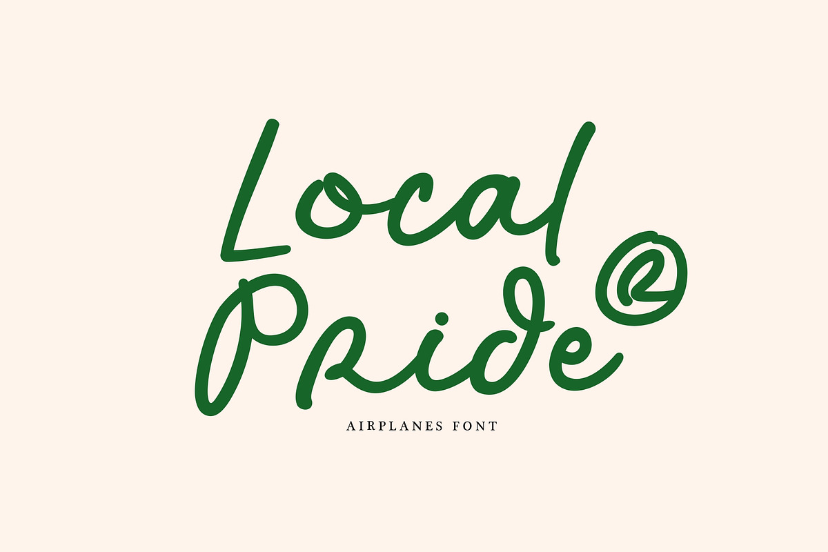 Airplanes, a Handwritten Font by HRDR (Photo 2 of 11)