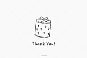 Hand-Drawn Birthday Cake Clipart, a Food Illustration by Victoruler (Thumbnail 6 of 7)