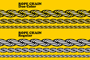 Rope Chain Brushes for Illustrator, a Brush Add-On by MightySHORT (Thumbnail 2 of 3)