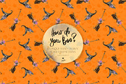Halloween Witches Ghosts Patterns, a Pattern Graphic by KaramfilaS (Thumbnail 4 of 18)