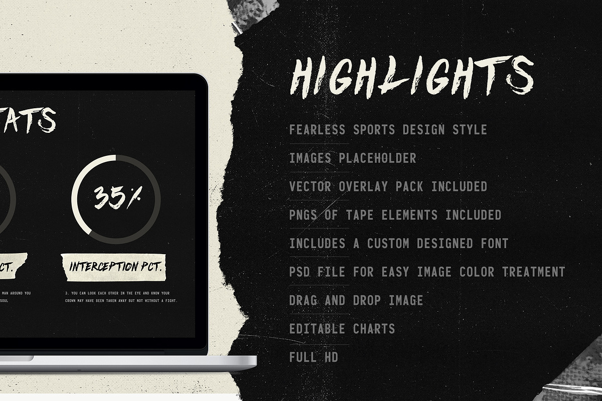 WILDCARD - PRO ATHLETE KEYNOTE PACK, a Presentation Template by GOAT Design Co. (Photo 11 of 13)