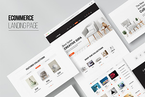 E commerce Website Landing Page, a Landing Page Template by MightyDesign