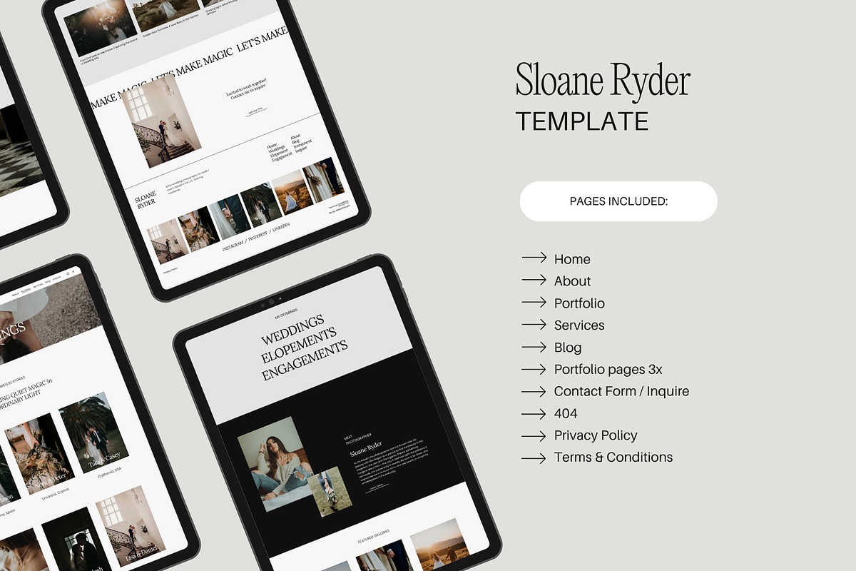 Squarespace Template Photographer, a Squarespace Template by Studio Witzenhausen (Photo 4 of 11)