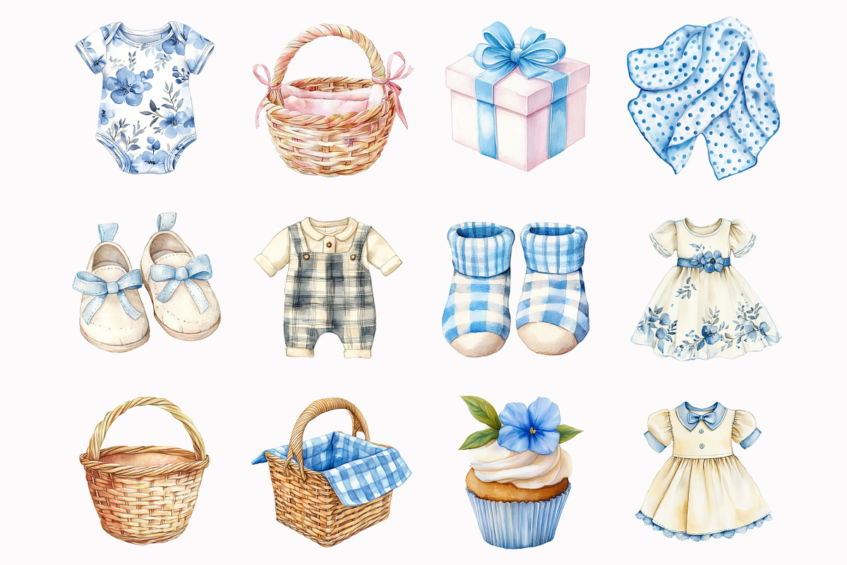 Watercolor Goose Nursery Clipart, a Seasonal Illustration by Design Market (Photo 3 of 5)