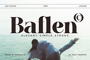 Baflen - Modern Serif Typeface, a Serif Font by MaikoHatta (Thumbnail 1 of 8)