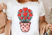 Valentine's Day Pot Png Sublimation, an Illustration by Creative Art (Thumbnail 3 of 6)