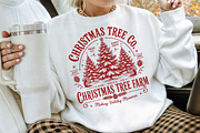 Christmas Tree Farm Vintage PNG, a Seasonal Illustration by Creative Art (Thumbnail 3 of 3)