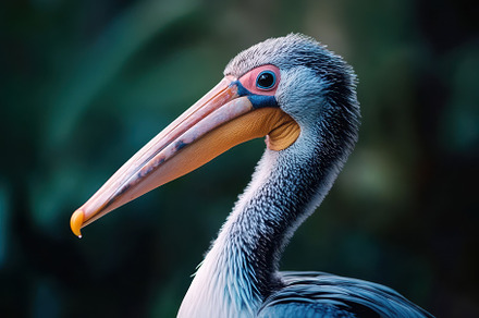 Captivating bird features a large be, a Photo by Iftikhar Alam