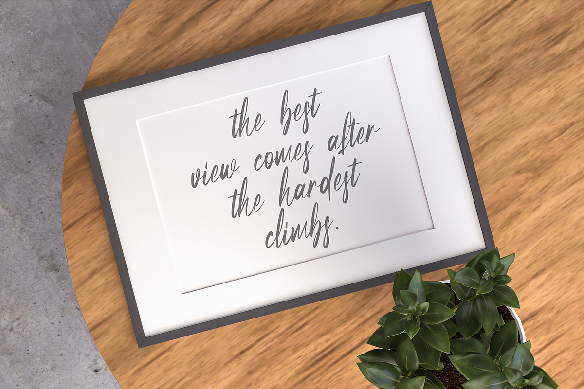 Partiny Agathi - Handwritten Font, a Script Font by StringLabs (Photo 4 of 10)