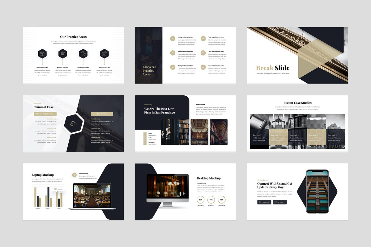 Attorney & Lawyer Keynote, a Presentation Template by Graphue (Photo 4 of 5)
