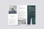J U N I P E R  Trifold Brochure, a Brochure Template by 46&2 Collective (Thumbnail 2 of 7)