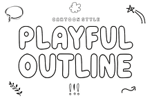 Playful Outline – Outline Font
