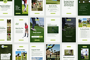 Golf Coach Instagram Canva Templates, a Social Media Template by Mirely Creative Co (Thumbnail 3 of 6)
