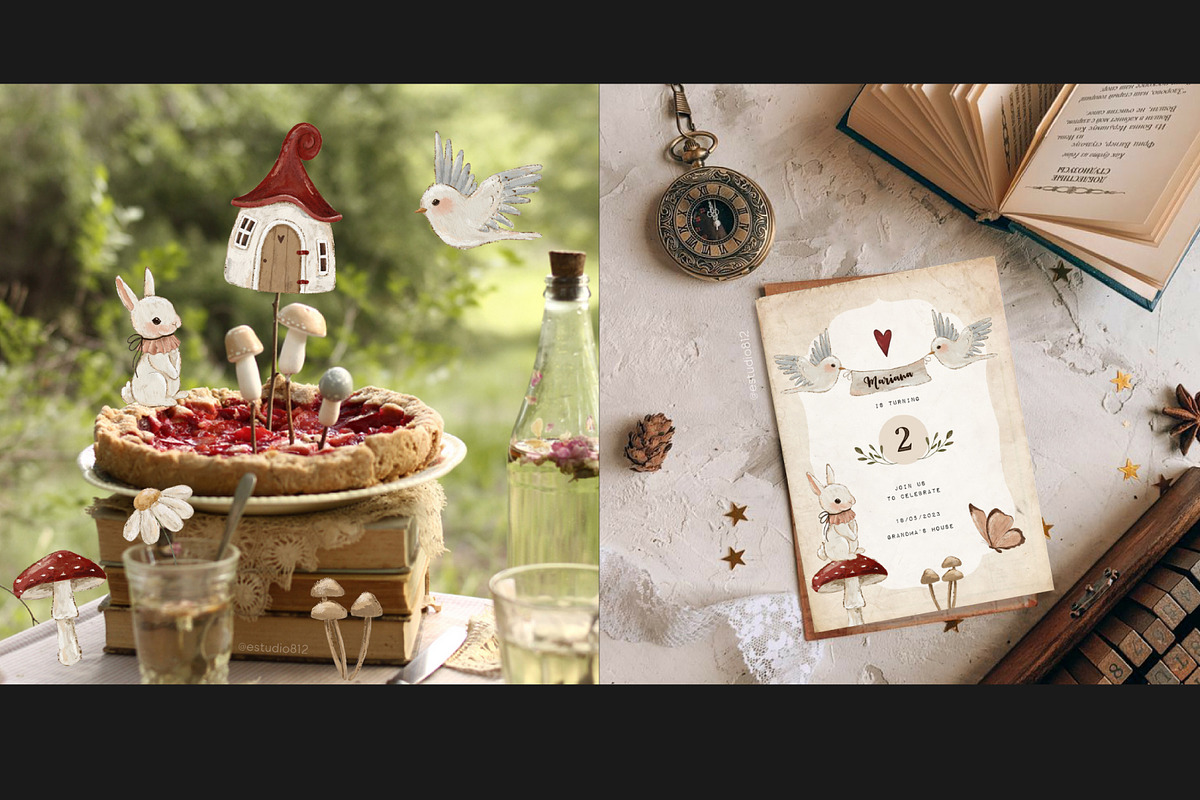 Fairy Tale clipart, an Illustration by Estudio 812 (Photo 3 of 4)
