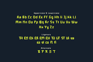 Slaxing - Sporty Display Font