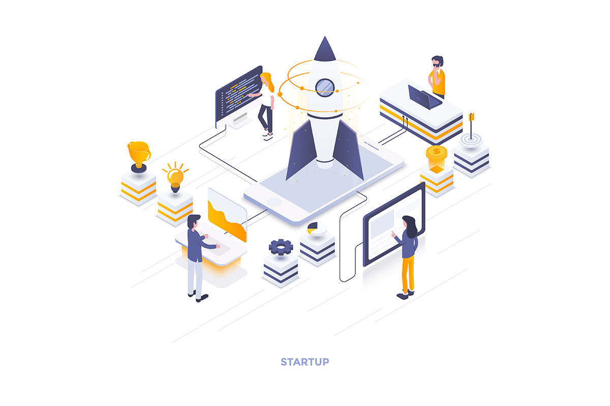 Modern isometric illustration, a Person Illustration by Creative Graphics (Photo 9 of 12)