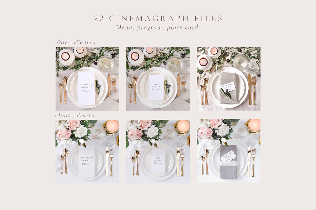Animated Custom Wedding mockups, a Print Template by Una Matison (Photo 5 of 14)