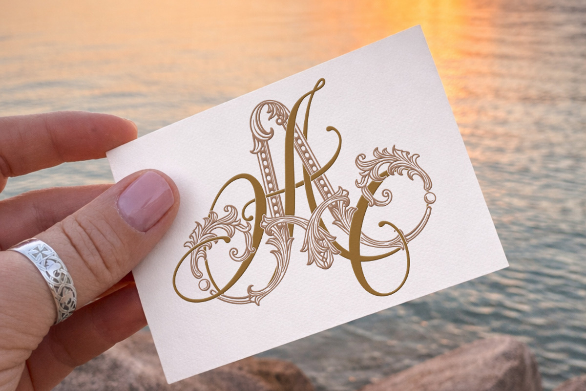 AA Wedding Monogram Logo, a Branding & Logo Template by LogoAV (Photo 11 of 11)